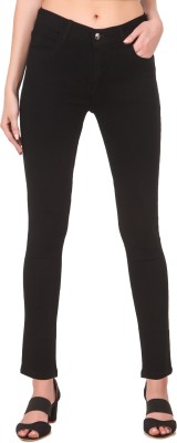 BOTUMQUTE Slim Women Black Jeans