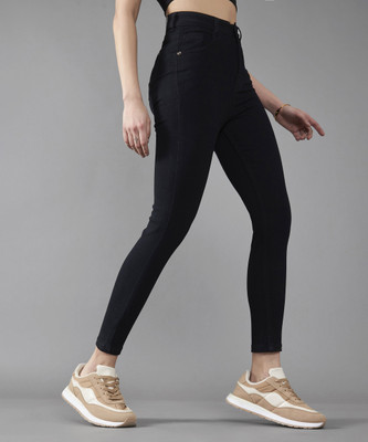 DOLCE CRUDO Skinny Women Black Jeans