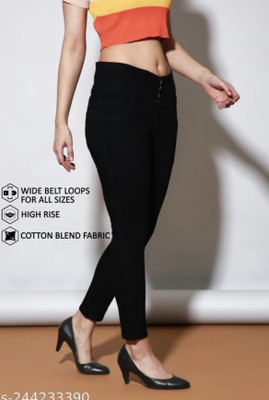 Fandom Collection Regular Women Black Jeans
