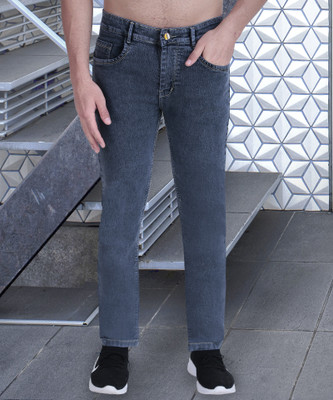 NEUNK Tapered Fit Men Dark Blue Jeans