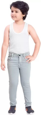 GOYAMTRADERS Slim Boys Grey Jeans