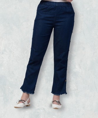 Coutume Collections Jogger Fit Women Blue Jeans