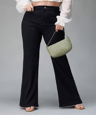 Miss Chase Relaxed Fit Women Black Jeans