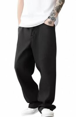 DENIM BOLD Boot-Leg Men Black Jeans