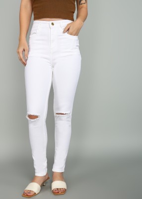 GUTI Skinny Women White Jeans