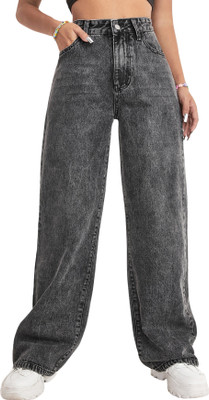 Robecult Straight Fit Women Black Jeans