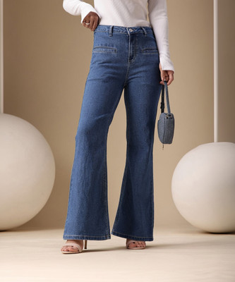 CHEMISTRY Boot-Leg Women Blue Jeans