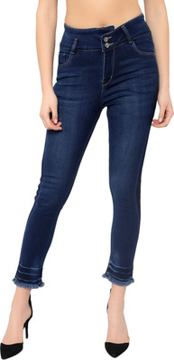 Gods Club Skinny Women Dark Blue Jeans
