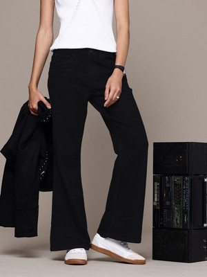 Roadster Flared Women Black Jeans