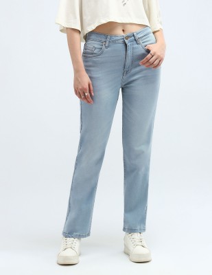 FLYING MACHINE Straight Fit Women Blue Jeans