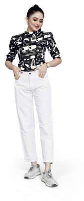 HouseOfCommon Regular Women White Jeans