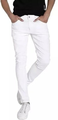 ASHA Slim Men White Jeans