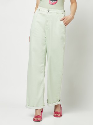 CRIMSOUNE CLUB Regular Women Green Jeans