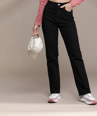 Roadster Tapered Fit Women Black Jeans