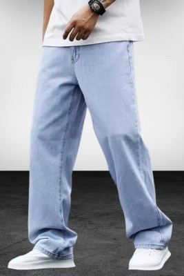 Playfeel Relaxed Fit Men Light Blue Jeans