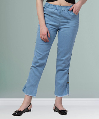NEUNK Boot-Leg Women Light Blue Jeans