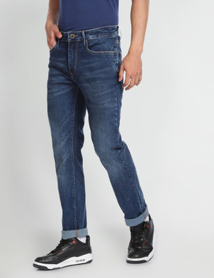 FLYING MACHINE Regular Men Blue Jeans