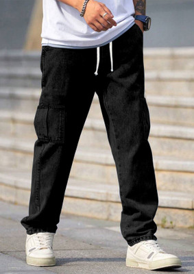 FTX Loose Fit Men Black Jeans