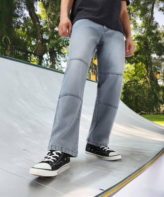 Urbano Fashion Loose Fit Men Grey Jeans