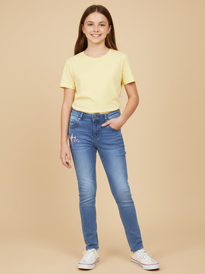 ZAB Regular Girls Blue Jeans