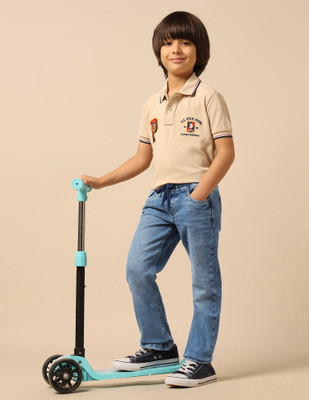 U.S. POLO ASSN. Relaxed Fit Boys Blue Jeans