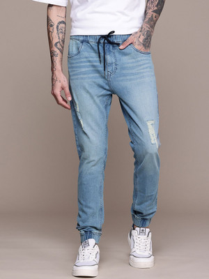 WROGN Jogger Fit Men Blue Jeans