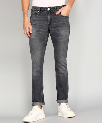 Calvin Klein Jeans Slim Men Grey Jeans