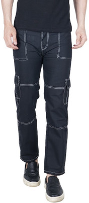 Jeancherry Tapered Fit Men Black Jeans