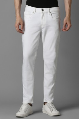 LOUIS PHILIPPE Slim Men White Jeans