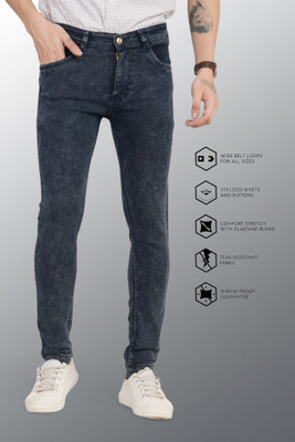 Lzard Regular Men Dark Grey Jeans