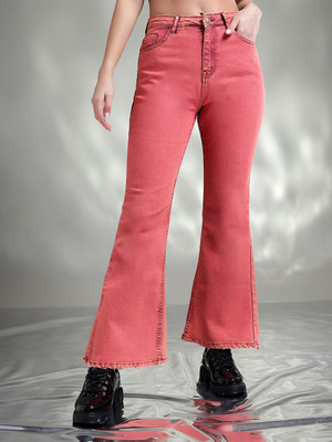 KOTTY Flared Women Red Jeans