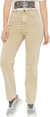 MADAME Regular Women Beige Jeans