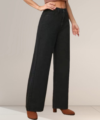 METRONAUT Regular Women Black Jeans