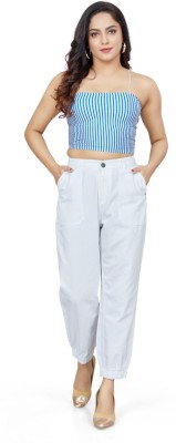 True Spirit Jogger Fit Women White Jeans