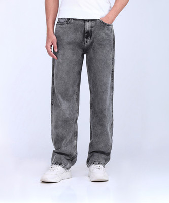 FLYING MACHINE Straight Fit Men Black Jeans
