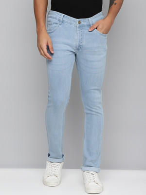 Allen Cooper Slim Men Light Blue Jeans