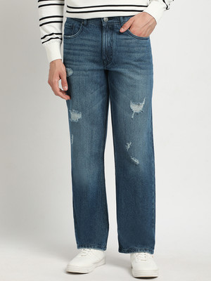 THE BEAR HOUSE Straight Fit Men Blue Jeans