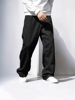 Every Choice Loose Fit Men Black Jeans
