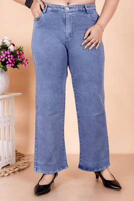 TurningFashion Straight Fit Women Blue Jeans