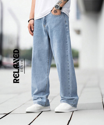 N Club Relaxed Fit Men Light Blue Jeans