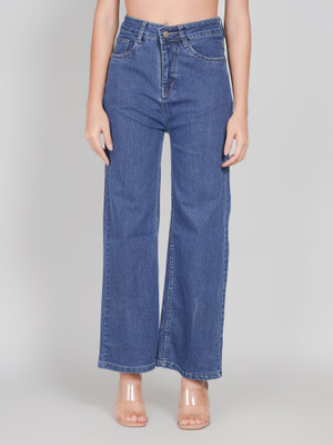 Krishneshwar Apparel Regular Women Blue Jeans