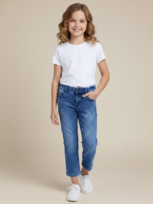 ZAB Regular Girls Blue Jeans