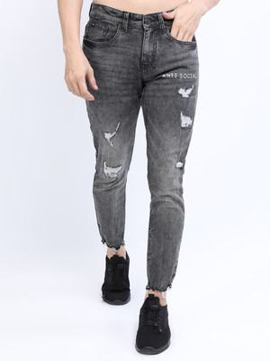 HIGHLANDER Tapered Fit Men Grey Jeans
