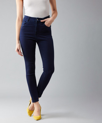 DOLCE CRUDO Skinny Women Dark Blue Jeans