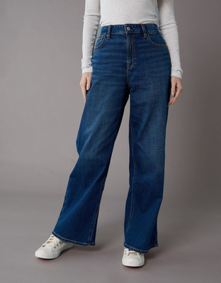 American Eagle Relaxed Fit Women Blue Jeans