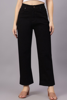 zayla Boyfriend Women Black Jeans