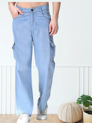 BLUESETTE Loose Fit Men Light Blue Jeans