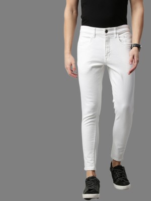 Halogen Skinny Men White Jeans