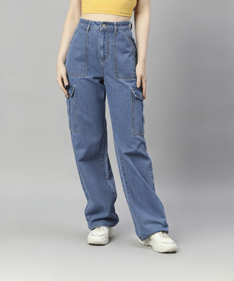 TARAMA Flared Women Light Blue Jeans