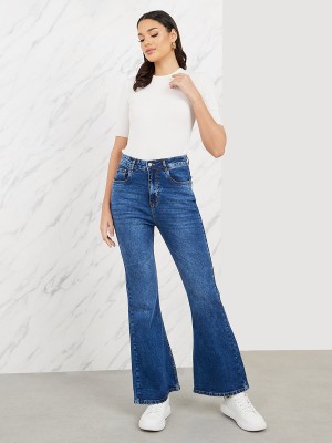 Styli Boot-Leg Women Blue Jeans